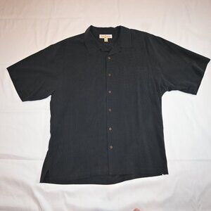 Men’s Tommy Bahama 100% Silk Short Sleeve Button Down Shirt